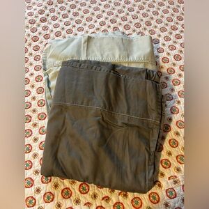 (2) Gray Flat Sheet Full Size Bed Bundle